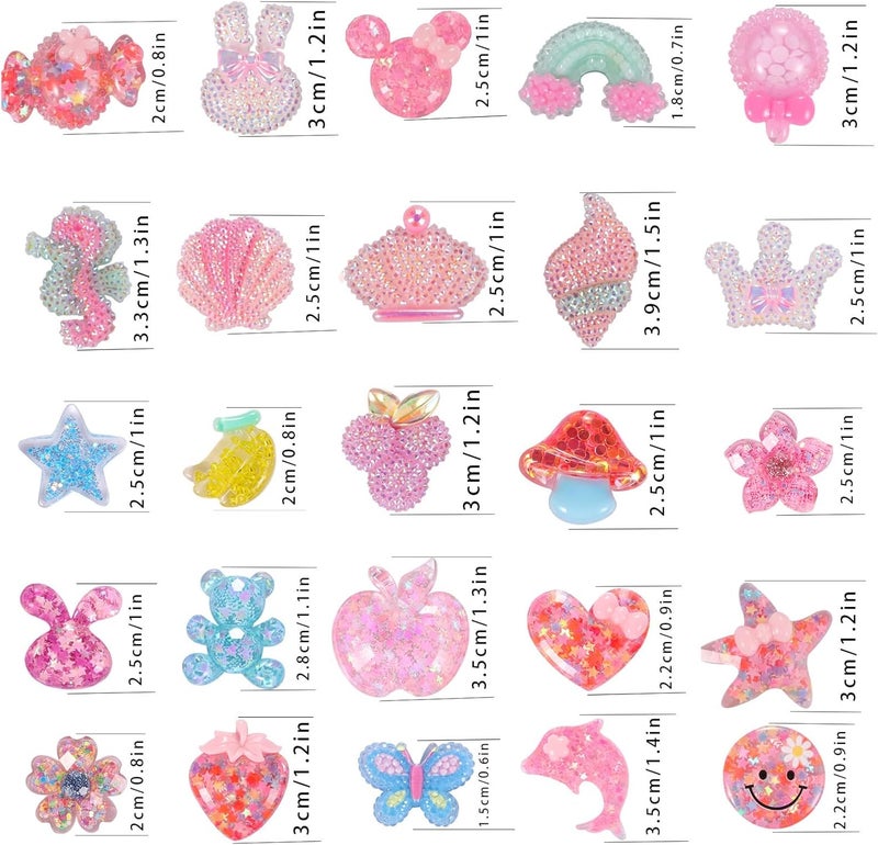 DALOO 25PCS Cute Shoes Charms for Girls & Little Kids Charms for Women Girls Birthday Gifts - Image 5
